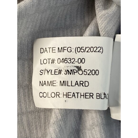 Johnnie O Millard Golf Polo Men’s Medium Heather Black Stretch Performance - Picture 11 of 16